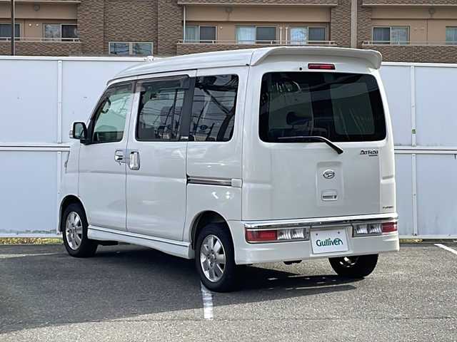 ダイハツ アトレー ワゴン カスタム ターボ RS リミテッド 秋田県 2011(平23)年 6.5万km パールホワイトⅢ ワンオーナー/純正オーディオ/CD　ラジオ/電動格納ミラーー/両側スライドドア/フロアマット/ドアバイザー