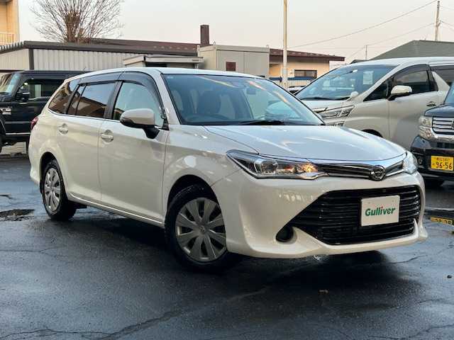 トヨタ カローラ フィールダー 1．5G 道東・釧路十勝 2015(平27)年 3.1万km スーパーホワイトⅡ トヨタセーフティーセンス/カーテンエアバッグ/純正オーディオ/CD/USB/AUX/デアイサー/ナノイー/前後ドライブレコーダー/社外エンジンスターター/社外アルミ付夏タイヤ積込