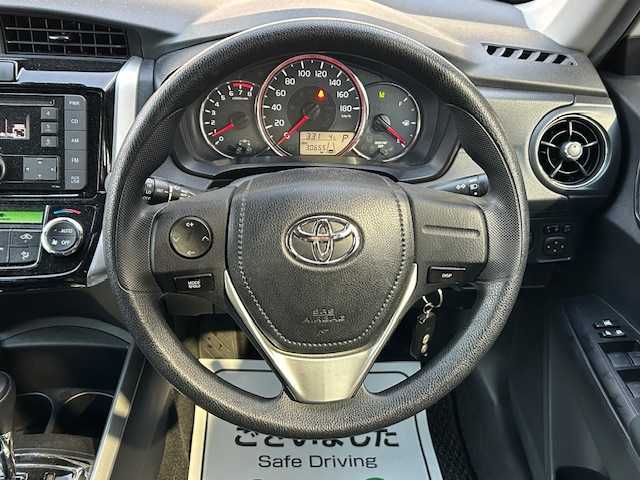 トヨタ カローラ フィールダー 1．5G 道東・釧路十勝 2015(平27)年 3.1万km スーパーホワイトⅡ トヨタセーフティーセンス/カーテンエアバッグ/純正オーディオ/CD/USB/AUX/デアイサー/ナノイー/前後ドライブレコーダー/社外エンジンスターター/社外アルミ付夏タイヤ積込