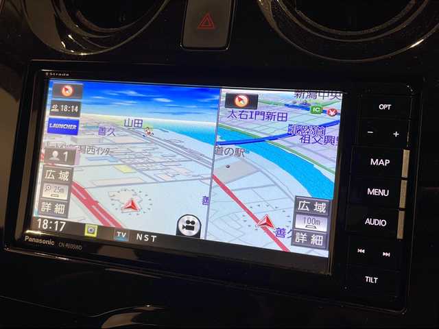 日産 ノート e－パワー メダリスト 新潟県 2019(令1)年 3.7万km スーパーブラック ワンオーナー/インテリジェントアラウンドビューモニター/インテリジェントルームミラー/インテリジェントエマージェンシーブレーキ/車線逸脱警報/レーダークルーズコントロール/社外SDナビ(フルセグTV/CD/DVD/BT/USB)/フロント＆バックソナー/アイドリングストップ/ヒルスタートアシスト/ヒーター付ドアミラー/LEDヘッドライト/純正15インチアルミホイール/ドライブレコーダー/ETC/ハーフレザーシート/インテリキー