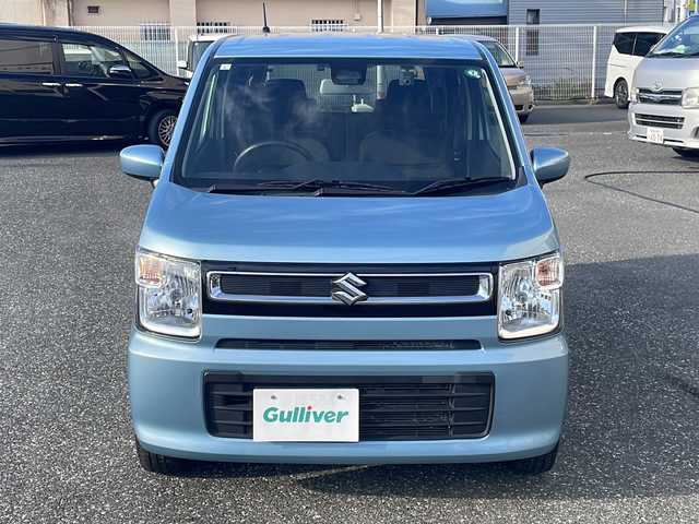 スズキ ワゴンＲ FA 愛知県 2021(令3)年 4.1万km フィズブルーパールメタリック ワンオーナー/禁煙車/社外メモリナビ/AM/FM/DVD/BT/フルセグTV/前方ドライブレコーダー/ETC/横滑り防止装置/コーナーセンサー/オートライト/ハロゲンライト/衝突被害軽減システム/Wエアバッグ/保証書/取説/スペアキー