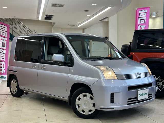 ホンダ モビリオ A 東京都 2004(平16)年 6.3万km パープリッシュシルバーメタリック 社外デッキ/(kenwood DPX-50MD)/(CD/AUX/FM)/社外ラバーマット/電動格納ミラー/W　ABSエアバッグ/新車時保証書/取扱説明書