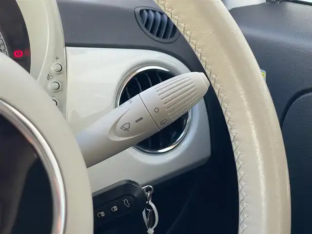 フィアット ５００ スーパーポップ チャオ 山梨県 2017(平29)年 5.2万km 白 200台限定車　/社外メモリナビ　/フルセグTV　/BT /CD /DVD/ナビ連動ステアリングリモコン /中期　/ETC /保証書 /スペアキー