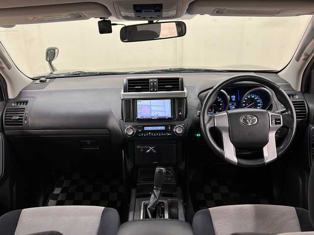 トヨタ ランドクルーザー プラド TX アルジェントクロス 道央・札幌 2015(平27)年 13.4万km アティチュードブラックマイカ /ワンオーナー//特別使用車//寒冷地仕様//サンルーフ//ルーフレール//HDDナビ//HDD　DVD　CD　ワンセグ　ラジオ//RAYS　DAYTONA　FDX　17インチアルミ//ETC//クルーズコントロール//LEDヘッドライト//フォグランプ//プッシュスタート//社外エンジンスターター//スペアキー//オートライト//フロアマット