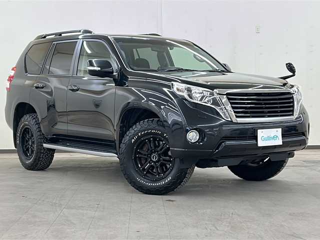 トヨタ ランドクルーザー プラド TX アルジェントクロス 道央・札幌 2015(平27)年 13.4万km アティチュードブラックマイカ /ワンオーナー//特別使用車//寒冷地仕様//サンルーフ//ルーフレール//HDDナビ//HDD　DVD　CD　ワンセグ　ラジオ//RAYS　DAYTONA　FDX　17インチアルミ//ETC//クルーズコントロール//LEDヘッドライト//フォグランプ//プッシュスタート//社外エンジンスターター//スペアキー//オートライト//フロアマット
