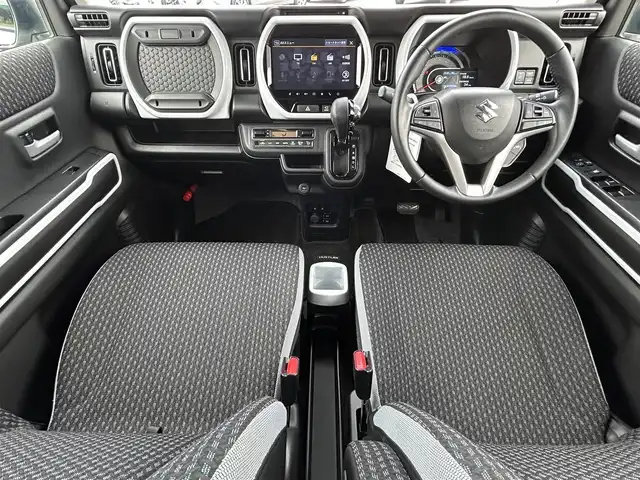 スズキ ハスラー HYBRID X 岡山県 2022(令4)年 3万km オフブルーM 純正ナビ　/全周囲カメラ　/バックカメラ　/フルセグＴＶ　/Ｂｌｕｅｔｏｏｔｈ接続　/ＥＴＣ　/プッシュスタート　/フルフラットシート　/アイドリングストップ　/ＵＳＢ入力　/１５インチ純正アルミホイール　/スマートキー