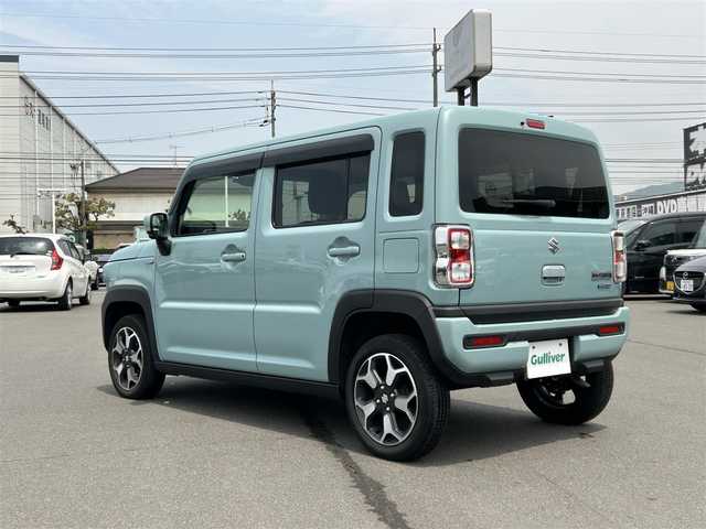 スズキ ハスラー HYBRID X 岡山県 2022(令4)年 3万km オフブルーM 純正ナビ　/全周囲カメラ　/バックカメラ　/フルセグＴＶ　/Ｂｌｕｅｔｏｏｔｈ接続　/ＥＴＣ　/プッシュスタート　/フルフラットシート　/アイドリングストップ　/ＵＳＢ入力　/１５インチ純正アルミホイール　/スマートキー