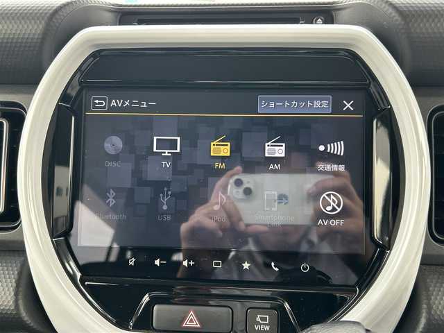 スズキ ハスラー HYBRID X 岡山県 2022(令4)年 3万km オフブルーM 純正ナビ　/全周囲カメラ　/バックカメラ　/フルセグＴＶ　/Ｂｌｕｅｔｏｏｔｈ接続　/ＥＴＣ　/プッシュスタート　/フルフラットシート　/アイドリングストップ　/ＵＳＢ入力　/１５インチ純正アルミホイール　/スマートキー