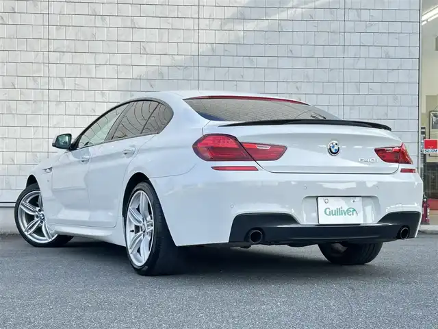 ＢＭＷ ６４０ｉ グランクーペ Mスポーツ 群馬県 2013(平25)年 6.9万km アルピンホワイトⅢ ターボ/純正HDDナビ/（CD/DVD/Bluetooth/AUX/USB/フルセグ）/バックカメラ/サンルーフ/ハーフレザーシート/前席パワーシート/シートヒーター/クルーズコントロール/オートブレーキホールド/プッシュスタート/アイドリングストップ/前後ドライブレコーダー/オートライト/オートエアコン/GPSレーダー/ステアリングスイッチ/パドルシフト/社外フロアマット/純正19インチAW/クリアランスソナー/LEDヘッドライト/Fグリル積込/H＆Rダウンサス積込/スペアキー×1