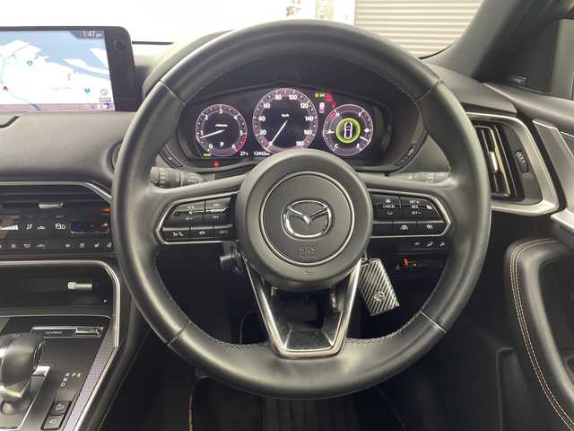 マツダ ＣＸ－６０ XD HV エクスクルーシブスポーツ 三重県 2022(令4)年 1.3万km ロジウムホワイトプレミアムメタリック 禁煙車/１２．３インチマツダコネクトナビ　/全方位カメラ/ＢＯＳＥプレミアムサウンド/ナッパレザー　/ＤＮ席シートベンチレーション　/全席シートヒーター　/DNパワーシート/シートメモリー/電動チルト&テレスコピック/革巻きステアリング/ステアリングスイッチ/レーダークルーズコントロール　/衝突被害軽減ブレーキ　/レーンキープアシスト/ブラインドスポットモニター/前後コーナーセンサー /電動リアゲート/ビルトインETC/純正前後ドライブレコーダー