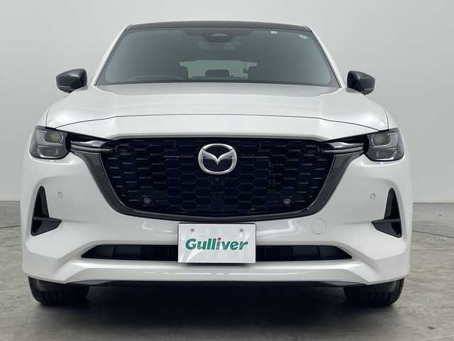 マツダ ＣＸ－６０ XD HV エクスクルーシブスポーツ 三重県 2022(令4)年 1.3万km ロジウムホワイトプレミアムメタリック 禁煙車/１２．３インチマツダコネクトナビ　/全方位カメラ/ＢＯＳＥプレミアムサウンド/ナッパレザー　/ＤＮ席シートベンチレーション　/全席シートヒーター　/DNパワーシート/シートメモリー/電動チルト&テレスコピック/革巻きステアリング/ステアリングスイッチ/レーダークルーズコントロール　/衝突被害軽減ブレーキ　/レーンキープアシスト/ブラインドスポットモニター/前後コーナーセンサー /電動リアゲート/ビルトインETC/純正前後ドライブレコーダー