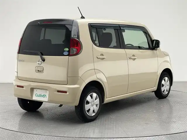 日産 モコ X 兵庫県 2012(平24)年 5.2万km ミルクティーベージュ 純正メモリーナビ/ワンセグ CD AUX MSV/バックカメラ/ETC/ドアバイザー/ヘッドライトレベライザー/純正フロアマット/プッシュスタート/スマートキー/スペアキー/ISOFIX