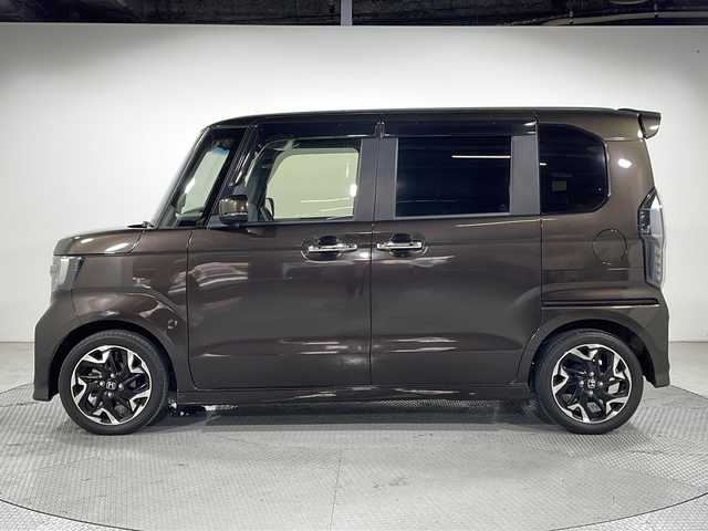 ホンダ Ｎ ＢＯＸ G L ターボ ホンダセンシング 広島県 2020(令2)年 2.4万km プレミアムグラマラスブロンズP ７型ＫＥＮＷＯＯＤナビ/両側パワースライドドア/バックカメラ/レーダークルーズコントロール/シートヒーター/オートマチックハイビーム/ＥＴＣ/コーナーセンサー/ＬＥＤ/衝突軽減/踏間違防止/レーンキープ/MT付ATシフト/純正１５インチアルミホイール(165/55/R15)/エアバッグ(運転席/助手席/サイド/カーテン)