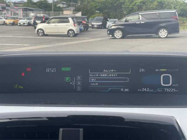トヨタ プリウス Sセーフティプラス 愛媛県 2018(平30)年 8万km スティールブロンドM KENWOODナビ　/AM/FM/CD/DVD/BT/フルセグTV　/バックカメラ　/トヨタセーフティセンス/レーダークルーズコントロール/車線逸脱防止装置/衝突被害軽減装置/先進車発進お知らせ装置/横滑り防止装置/オートマチックハイビーム/ドライブレコーダー　/シンプルインテリジェントパーキングアシスト　/ETC/ISOFIX/純正ドアバイザー/現状サマー(純正AW)(195/65/R１５)/DUNLOP ENASAVE