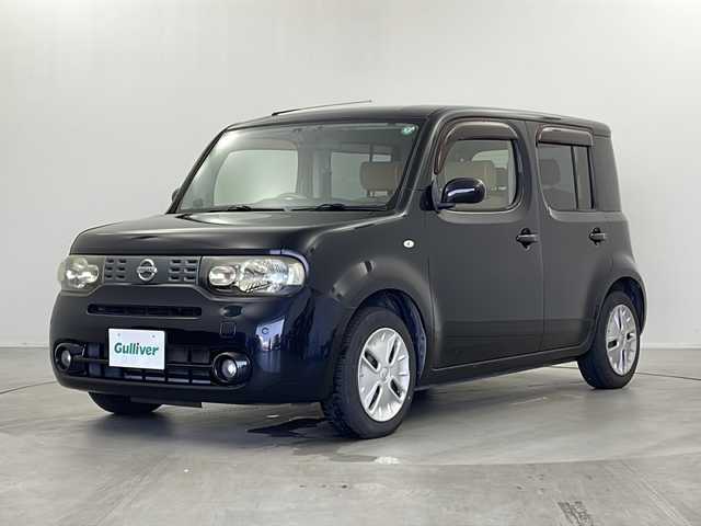 日産 キューブ 15X Vセレクション 栃木県 2013(平25)年 13.1万km サファイアブラック メーカーナビ/(CD/DVD/BT/AM/FM/フルセグ）/ビルトインＥＴＣ/前後ドライブレコーダー/電動格納ミラー/純正フロアマット/プッシュスタート/スマートキー/スペアキー
