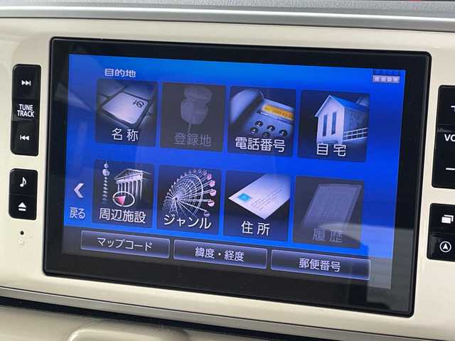 ダイハツ ムーヴ キャンバス G メイクアッフ SA Ⅱ 群馬県 2016(平28)年 4.6万km パールホワイトⅢ/ファインミントメタリック 2トーン 　純正８インチSDナビ　両側パワースライドドア　ETC　全方位カメラ　アイドリングストップ　フォグライト　LEDヘッドライト　ステアリングスイッチ　スマートキー　プッシュスタート　スペアキー　禁煙車