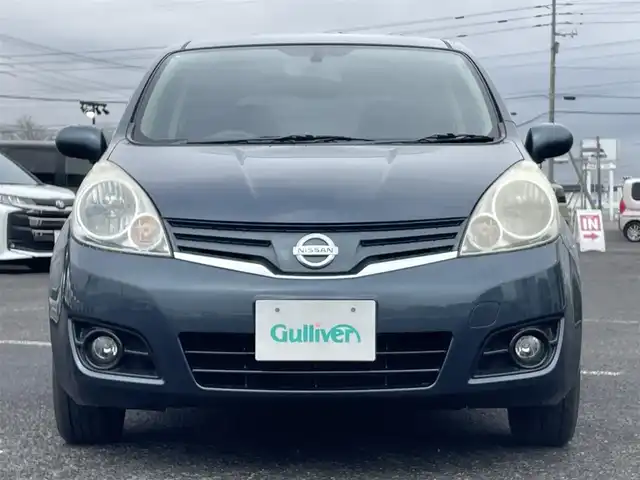 日産 ノート 15X FOUR SV 道央・札幌 2011(平23)年 13.6万km スチールブルー パートタイム4WD/社外メモリナビ/FM/AM/CD/DVD/BT/TV/電動格納ミラー/ドアバイザー/純正フロアマット/スマートキー/全席社外シートカバー