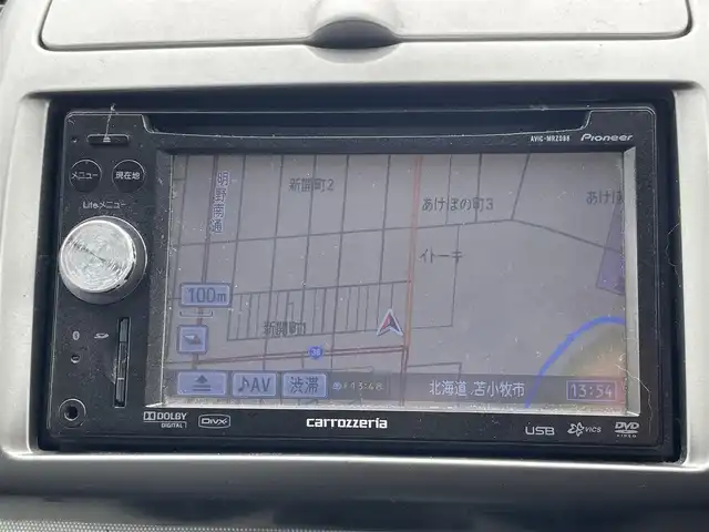 日産 ノート 15X FOUR SV 道央・札幌 2011(平23)年 13.6万km スチールブルー パートタイム4WD/社外メモリナビ/FM/AM/CD/DVD/BT/TV/電動格納ミラー/ドアバイザー/純正フロアマット/スマートキー/全席社外シートカバー