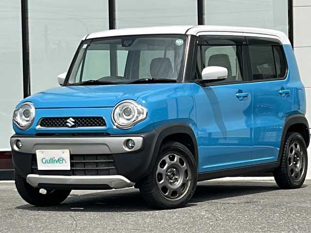 スズキ ハスラー X ターボ 山形県 2014(平26)年 10.1万km サマーブルーM /夏タイヤ積載//エンジンスターター//4WD//社外ナビ//横滑り防止装置//衝突被害軽減システム//アイドリングストップ//DVD再生機能//CD//ETC//Bluetooth接続//パワーウィンドウ//パワーステアリング//純正フロアマット//ベンチシート//ABS//ダブルエアバック//純正スチールホイール