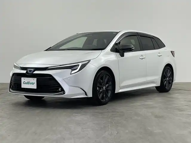 トヨタ カローラツーリング ハイブリッド ダブルバイビー 群馬県 2023(令5)年 0.6万km プラチナホワイトパールマイカ 純正１０．５インチディスプレイオーディオ　バックカメラ　レーダークルーズコントロール　ＢＳＭ　ＬＥＤライト　ＡＨＢ　純正１７インチＡＷ　ステアリングリモコン　ＥＴＣ２．０　スマートキー　禁煙車