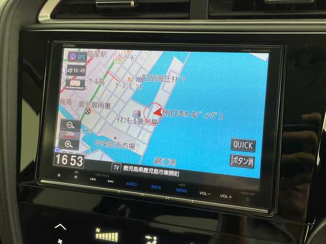 ホンダ シャトル G 鹿児島県 2016(平28)年 8.9万km ミッドナイトブルービームM ワンオーナー　/純正８型ナビ　/（フルセグ/Ｂｌｕｅｔｏｏｔｈ/CD/DVD)　/ビルドインＥＴＣ　/バックカメラ　/ステアリングスイッチ　/電動格納ミラー　/純正フロアマット　/ドアバイザー　/アイドリングストップ/プッシュスタートボタン　/スマートキー/保証書/取扱説明書