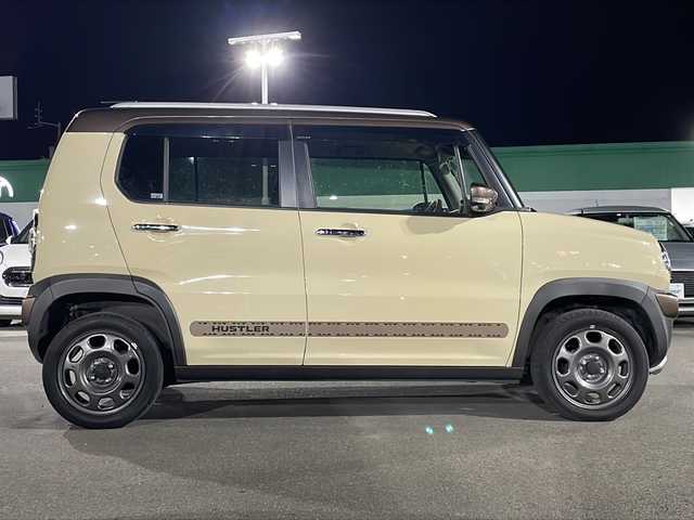 スズキ ハスラー ワンダラー 徳島県 2019(平31)年 4.8万km シフォンアイボリーメタリック/ウッディブラウン2トーンルーフ 純正7型メモリナビ　AVIC-RWS901/（DISC/USB/ラジオ/iPod/BT/AUX/フルセグ）/全方位カメラ/ETC/ハーフレザーシート/前席シートヒーター/純正15AW/キセノンヘッドライト/純正フロアマット/スペアキー/純正ドアバイザー/電動格納ミラー/フォグライト/取扱説明書