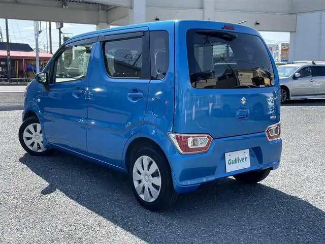 スズキ ワゴンＲ HYBRID FX 埼玉県 2018(平30)年 5.3万km ブリスクブルーメタリック ・社外ナビ/・ワンセグ/・ドライブレコーダー（前）/・ETC/・オートエアコン/・プッシュスタート/・スマートキー×２/・ヘッドアップディスプレイ/・プリクラッシュ/・アイドリングストップ/・レーンアシスト/・シートヒーター（D）/・オートライト/・電格ミラー/・助手席下収納/・フロアマット/・スタッドレス積込み/・取扱説明書/・保証書