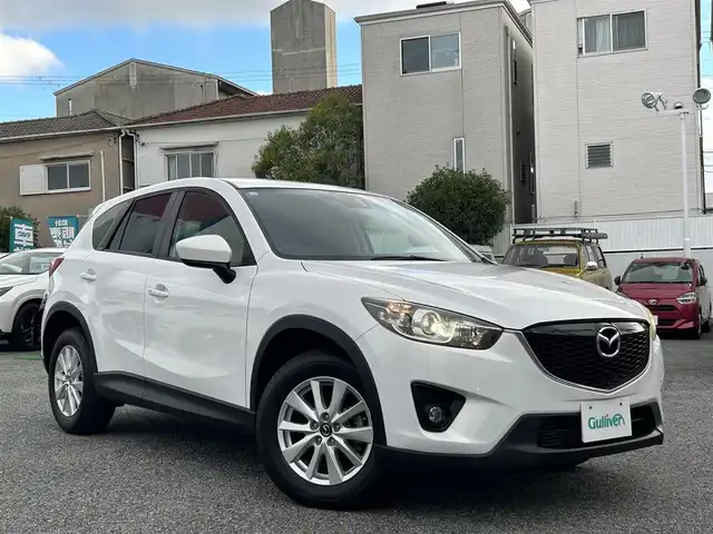 マツダ ＣＸ－５ XD Lパッケージ 兵庫県 2013(平25)年 7.4万km クリスタルホワイトパールマイカ 外部検査実施済み//ワンオーナー//BOSEサウンド//本革シート//運転席パワーシート//前席シートヒーター//純正OP アルパイン8型HDDナビ（C9A5）//地デジ/DVD/BT//バック、サイドカメラ//ステアリングリモコン//クルーズコントロール//アイドリングストップ//ETC//純正17インチAW//スペアキー//H26/27/28/29/30/R2/4/6年/ディーラー点検記録