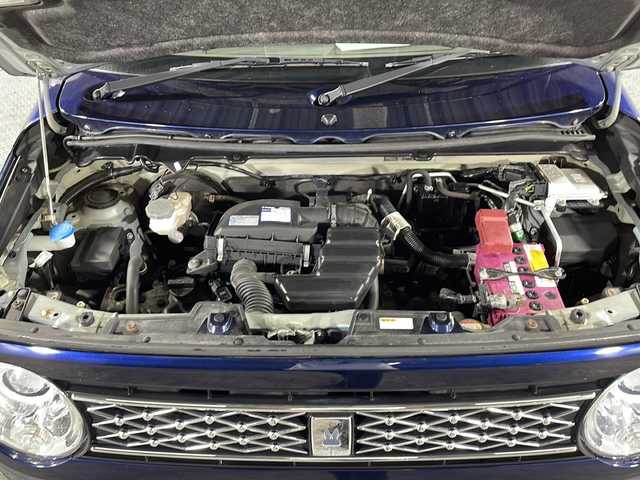 スズキ ラパン モード 沖縄県 2019(令1)年 3.2万km ノクターンブルーパール/ホワイト 2トーンルーフ 禁煙車　/ワンオーナー　/社外ディスプレイオーディオ　/Ｂｌｕｅｔｏｏｔｈ　ラジオ　ＵＳＢ　/ステアリングリモコン　/レーダーブレーキサポート　/ステアリングリモコン　/オートライト　/シートヒーター/ビルトインETC