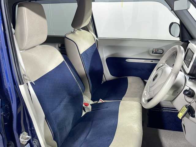 スズキ ラパン モード 沖縄県 2019(令1)年 3.2万km ノクターンブルーパール/ホワイト 2トーンルーフ 禁煙車　/ワンオーナー　/社外ディスプレイオーディオ　/Ｂｌｕｅｔｏｏｔｈ　ラジオ　ＵＳＢ　/ステアリングリモコン　/レーダーブレーキサポート　/ステアリングリモコン　/オートライト　/シートヒーター/ビルトインETC