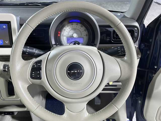 スズキ ラパン モード 沖縄県 2019(令1)年 3.2万km ノクターンブルーパール/ホワイト 2トーンルーフ 禁煙車　/ワンオーナー　/社外ディスプレイオーディオ　/Ｂｌｕｅｔｏｏｔｈ　ラジオ　ＵＳＢ　/ステアリングリモコン　/レーダーブレーキサポート　/ステアリングリモコン　/オートライト　/シートヒーター/ビルトインETC