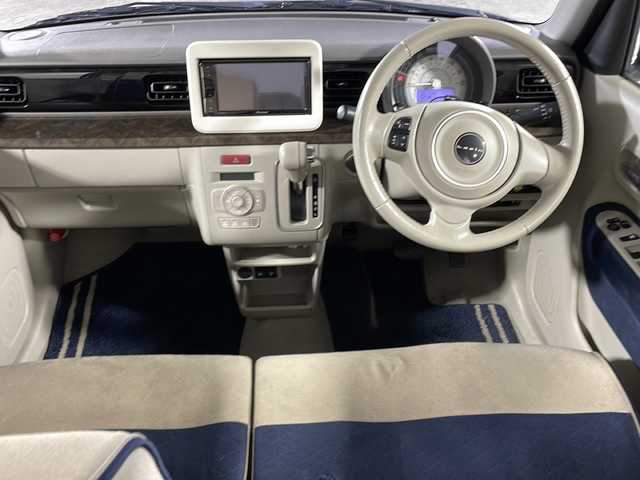 スズキ ラパン モード 沖縄県 2019(令1)年 3.2万km ノクターンブルーパール/ホワイト 2トーンルーフ 禁煙車　/ワンオーナー　/社外ディスプレイオーディオ　/Ｂｌｕｅｔｏｏｔｈ　ラジオ　ＵＳＢ　/ステアリングリモコン　/レーダーブレーキサポート　/ステアリングリモコン　/オートライト　/シートヒーター/ビルトインETC