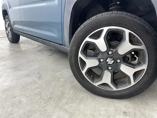 スズキ ハスラー HYBRID X 福島県 2020(令2)年 2.6万km デニムブルー ガンメタリック 2トーン スズキセーフティサポート　/・衝突軽減ブレーキ　/・後退ブレーキサポート　/・誤発進抑制機能　/・リアパーキングセンサー　/・車線逸脱警報装置　/社外ナビゲーション/・型式：MDV-S707W/・Bluetooth/CD/DVD/TV/USB/ipod/AM・FM/・バックカメラ/シートヒーター/LEDライト/・フォグライト/・オートライト/革巻きステアリング/・ステアリングスイッチ/プッシュスタート/・スマートキー/・スペアキー/純正フロアマット