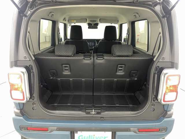 スズキ ハスラー HYBRID X 福島県 2020(令2)年 2.6万km デニムブルー ガンメタリック 2トーン スズキセーフティサポート　/・衝突軽減ブレーキ　/・後退ブレーキサポート　/・誤発進抑制機能　/・リアパーキングセンサー　/・車線逸脱警報装置　/社外ナビゲーション/・型式：MDV-S707W/・Bluetooth/CD/DVD/TV/USB/ipod/AM・FM/・バックカメラ/シートヒーター/LEDライト/・フォグライト/・オートライト/革巻きステアリング/・ステアリングスイッチ/プッシュスタート/・スマートキー/・スペアキー/純正フロアマット