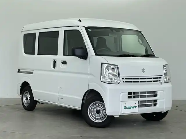 スズキ エブリイ PA 富山県 2024(令6)年 1.8万km スペリアホワイト 4WD/衝突被害軽減ブレーキ/オートライト/リアパーキングセンサー/レーンキープアシスト/横滑り防止装置/オーバーヘッドシェルフ/アイドリングストップ/スペアキー/エアコン/パワーステアリング