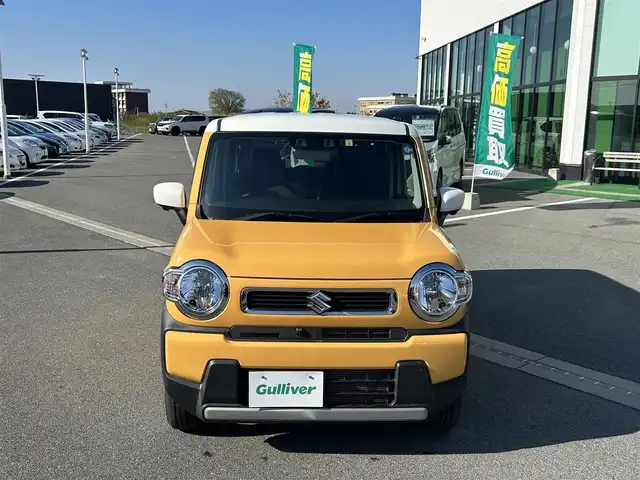 スズキ ハスラー HYBRID G 奈良県 2020(令2)年 3.4万km アクティブイエロー/ホワイト2トーンルーフ 純正ナビ　/フルセグ　/ＤＶＤ　/Ｂｌｕｅｔｏｏｔｈ　/ＵＳＢ入力端子　/全方位カメラ　/ＥＴＣ　/前席シートヒーター　/純正ラバーフロアマット　/オートライト　/衝突被害軽減ブレーキ　/車線逸脱警報　/横滑り防止装置
