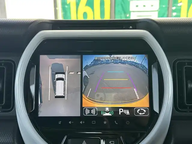 スズキ ハスラー HYBRID G 奈良県 2020(令2)年 3.4万km アクティブイエロー/ホワイト2トーンルーフ 純正ナビ　/フルセグ　/ＤＶＤ　/Ｂｌｕｅｔｏｏｔｈ　/ＵＳＢ入力端子　/全方位カメラ　/ＥＴＣ　/前席シートヒーター　/純正ラバーフロアマット　/オートライト　/衝突被害軽減ブレーキ　/車線逸脱警報　/横滑り防止装置