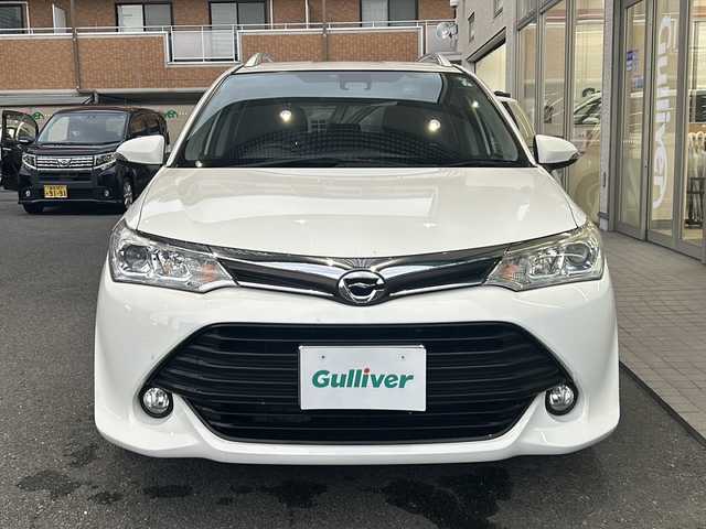 トヨタ カローラ フィールダー 1．5G 高知県 2015(平27)年 9.9万km ホワイトパールクリスタルシャイン ナビ/・Bl押しuetooth/・CD/DVD/・フルセグTV/トヨタセーフティセンス/アイドリングストップ/前後ドラレコ/ルーフレール/スペアキー