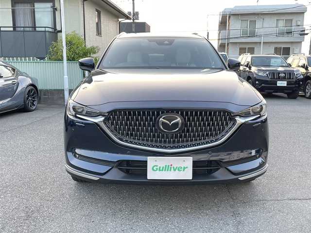 マツダ ＣＸ－８ XD エクスクルーシブモード 埼玉県 2021(令3)年 2.7万km ディープクリスタルブルーマイカ 4WD/ディーゼルターボ/6人乗りモデル/OPサンルーフ/ホワイトレザーシート/BOSEサウンドシステム/ルーフレール/純正ナビ/TV/Bluetooth/360°カメラ/レーダークルーズコントロール/衝突軽減ブレーキ/レーンキープアシスト/ウインカードアミラー/FRコーナーセンサー/ヘッドアップディスプレイ/パワーバックドア/BSM/ブラインドスポットモニター/LEDヘッドライト/スペアキー/新車保証書/取扱説明書