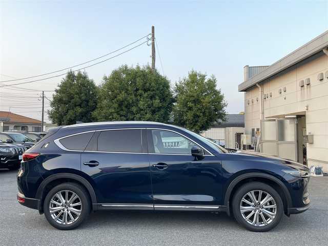 マツダ ＣＸ－８ XD エクスクルーシブモード 埼玉県 2021(令3)年 2.7万km ディープクリスタルブルーマイカ 4WD/ディーゼルターボ/6人乗りモデル/OPサンルーフ/ホワイトレザーシート/BOSEサウンドシステム/ルーフレール/純正ナビ/TV/Bluetooth/360°カメラ/レーダークルーズコントロール/衝突軽減ブレーキ/レーンキープアシスト/ウインカードアミラー/FRコーナーセンサー/ヘッドアップディスプレイ/パワーバックドア/BSM/ブラインドスポットモニター/LEDヘッドライト/スペアキー/新車保証書/取扱説明書