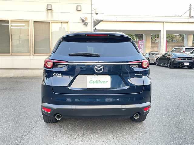 マツダ ＣＸ－８ XD エクスクルーシブモード 埼玉県 2021(令3)年 2.7万km ディープクリスタルブルーマイカ 4WD/ディーゼルターボ/6人乗りモデル/OPサンルーフ/ホワイトレザーシート/BOSEサウンドシステム/ルーフレール/純正ナビ/TV/Bluetooth/360°カメラ/レーダークルーズコントロール/衝突軽減ブレーキ/レーンキープアシスト/ウインカードアミラー/FRコーナーセンサー/ヘッドアップディスプレイ/パワーバックドア/BSM/ブラインドスポットモニター/LEDヘッドライト/スペアキー/新車保証書/取扱説明書