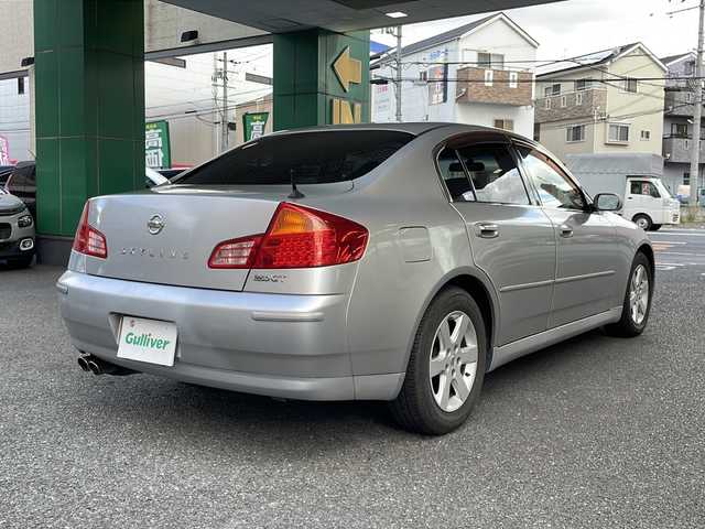 日産 スカイライン 250GT 大阪府 2004(平16)年 9万km ダイヤモンドシルバー 純正DVDナビ/AM/FM/ドアバイザー/リモコンキー/スペアキー/取扱説明書