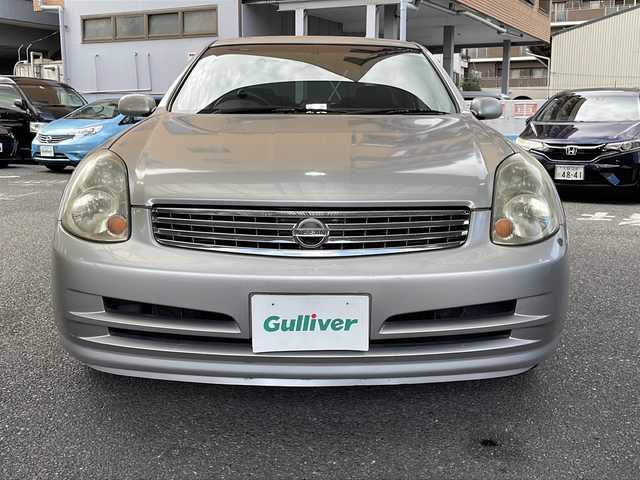 日産 スカイライン 250GT 大阪府 2004(平16)年 9万km ダイヤモンドシルバー 純正DVDナビ/AM/FM/ドアバイザー/リモコンキー/スペアキー/取扱説明書