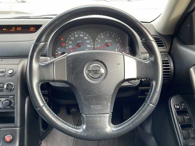 日産 スカイライン 250GT 大阪府 2004(平16)年 9万km ダイヤモンドシルバー 純正DVDナビ/AM/FM/ドアバイザー/リモコンキー/スペアキー/取扱説明書