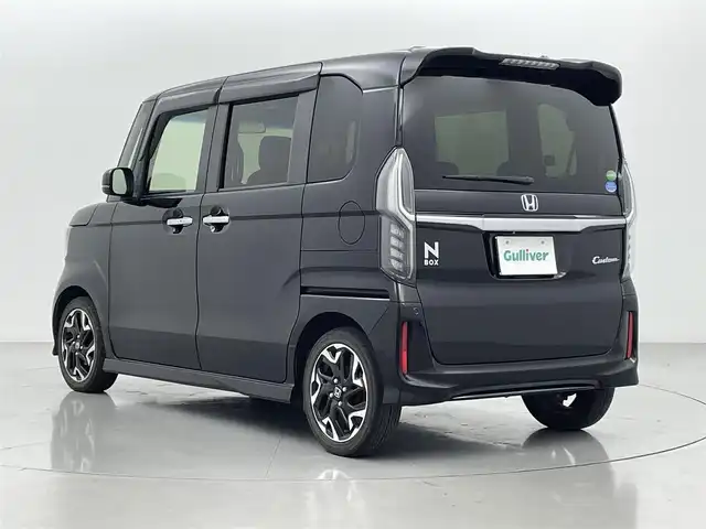ホンダ Ｎ ＢＯＸ カスタム G L ターボ ホンダセンシング 熊本県 2018(平30)年 5万km クリスタルブラックパール 純正ナビ（ＣＤ・ＤＶＤ・フルセグ・ＢＴ・ＳＤ・ＵＳＢ）/バックカメラ　/ビルトインＥＴＣ　/レーダークルーズコントロール/両側パワースライドドア　/衝突軽減ブレーキ　/先行車発進お知らせ機能/標識認識機能/路外逸脱制御/レーンキープアシスト　/横滑り防止　/アイドリングストップ　/パドルシフト/ドアバイザー/ハーフレザーシート/純正フロアマット/純正１５インチAW/オートライト/LEDヘッドライト/フォグランプ/スマートキー/プッシュスタート/スペアキー1本/保証書/取扱説明書
