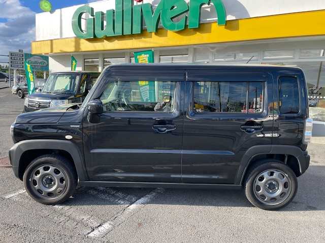 スズキ ハスラー HYBRID G 神奈川県 2023(令5)年 3.3万km ブルーイッシュブラックパール3 ワンオーナー/社外メモリナビ/CN-E330D/アイドリングストップ/クルーズコントロール/車線逸脱機能/前席シートヒーター/ヘッドライトレベライザー/ドアバイザー/ETC/スマートキー/スペアキー/取扱説明書/保証書