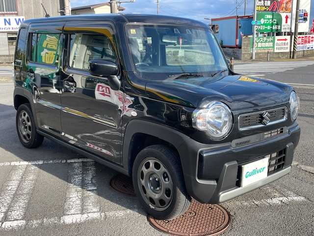 スズキ ハスラー HYBRID G 神奈川県 2023(令5)年 3.3万km ブルーイッシュブラックパール3 ワンオーナー/社外メモリナビ/CN-E330D/アイドリングストップ/クルーズコントロール/車線逸脱機能/前席シートヒーター/ヘッドライトレベライザー/ドアバイザー/ETC/スマートキー/スペアキー/取扱説明書/保証書