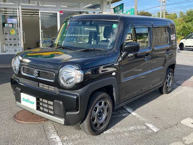 スズキ ハスラー HYBRID G 神奈川県 2023(令5)年 3.3万km ブルーイッシュブラックパール3 ワンオーナー/社外メモリナビ/CN-E330D/アイドリングストップ/クルーズコントロール/車線逸脱機能/前席シートヒーター/ヘッドライトレベライザー/ドアバイザー/ETC/スマートキー/スペアキー/取扱説明書/保証書