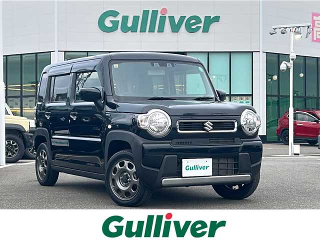 スズキ ハスラー HYBRID G 佐賀県 2023(令5)年 3.3万km ブルーイッシュブラックパール3 ワンオーナー/社外メモリナビ/フルセグTV/SD/CD/Bluetooth/バックカメラ/アイドリングストップ/クルーズコントロール/前席シートヒーター/ヘッドライトレベライザー/アイドリングストップ/ETC/スマートキー/フロアマット/ドアバイザー/新車保証書/取扱説明書/スペアキー1本/衝突軽減システム/車線逸脱機能