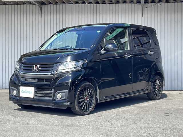 ホンダ Ｎ ＷＧＮ カスタム G ターボパッケージ 石川県 2015(平27)年 10.5万km スマートブラック ケンウッドメモリナビ/・bluetooth/フルセグTV/バックカメラ/ビルドインETC/社外15インチAW/ハーフレザーシート/前方ドライブレコーダー/クルーズコントロール/純正フロアマット/ドアバイザー/LEDオートライト/プッシュスタート/スマートキー/取扱説明書/保証書